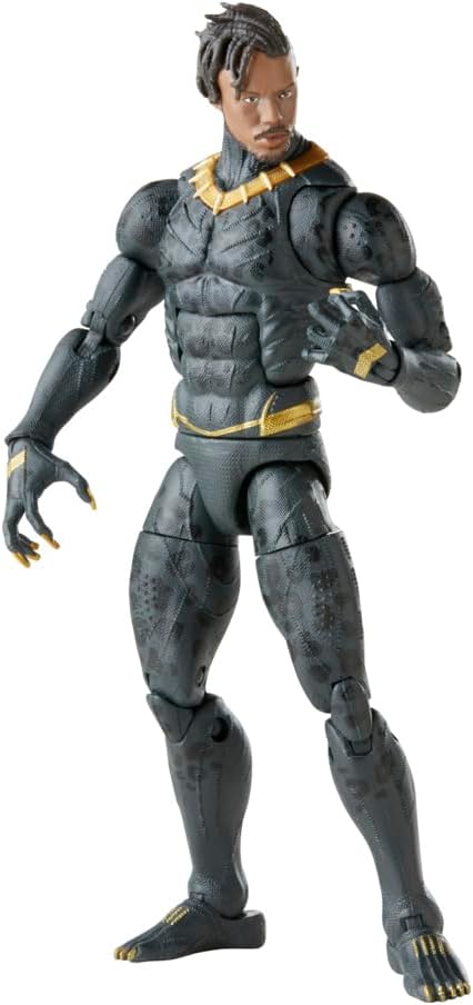 Marvel Hasbro Legends Series Black Panther Legacy Collection Killmonger  6-inch Action Figure Collectible Toy,5 Accessories