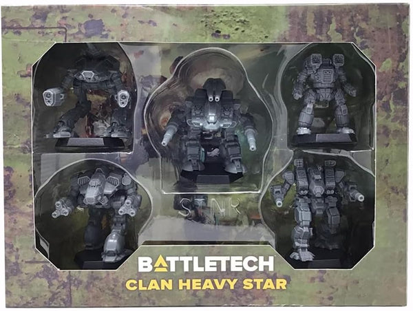 BattleTech Mini Force Pack Clan Heavy Star Grey - 35730