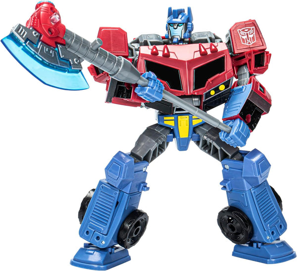 Transformers Legacy United Voyager Class Animated Universe Optimus Prime, 7-Inch Converting Action Figure, Ages 8+